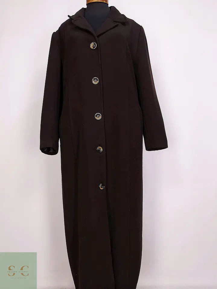 Abrigo Largo Clásico de Paño Berfin Talla XL 2