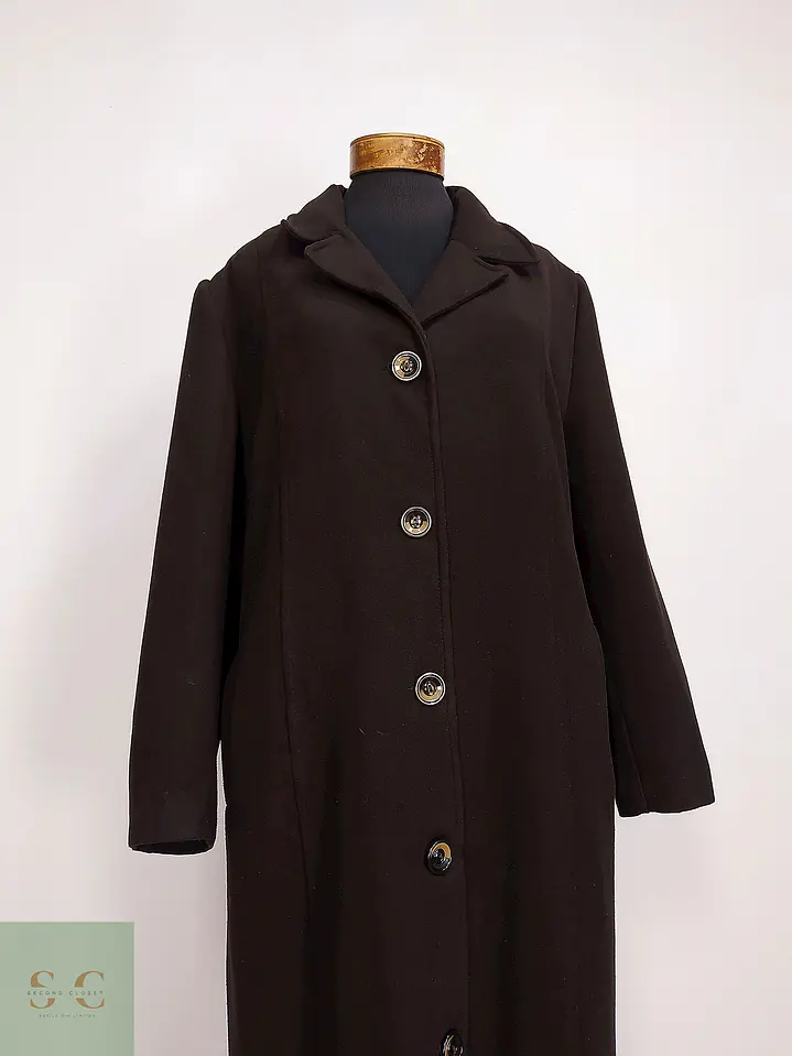 Abrigo Largo Clásico de Paño Berfin Talla XL 4