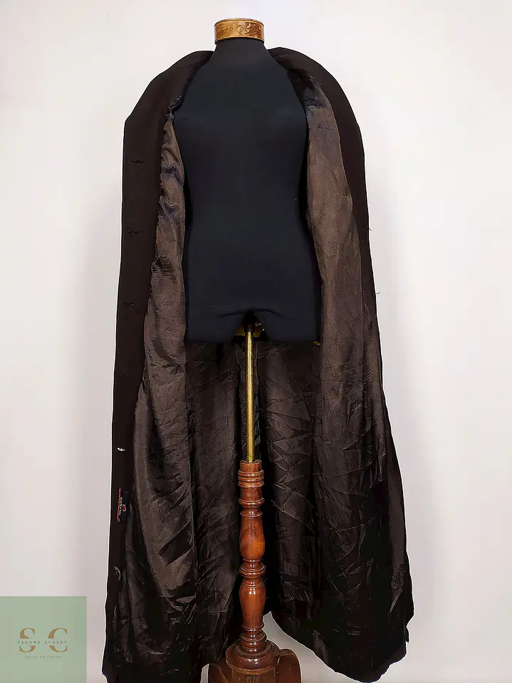 Abrigo Largo Clásico de Paño Berfin Talla XL 8