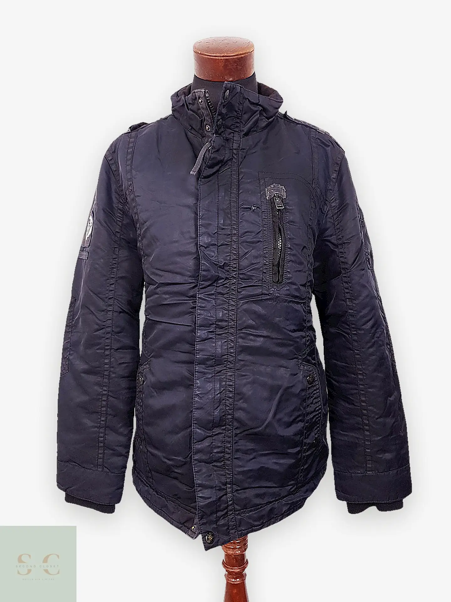 Chaqueta Acolchada de Estilo Técnico Tom Tailor Talla L/XL 1