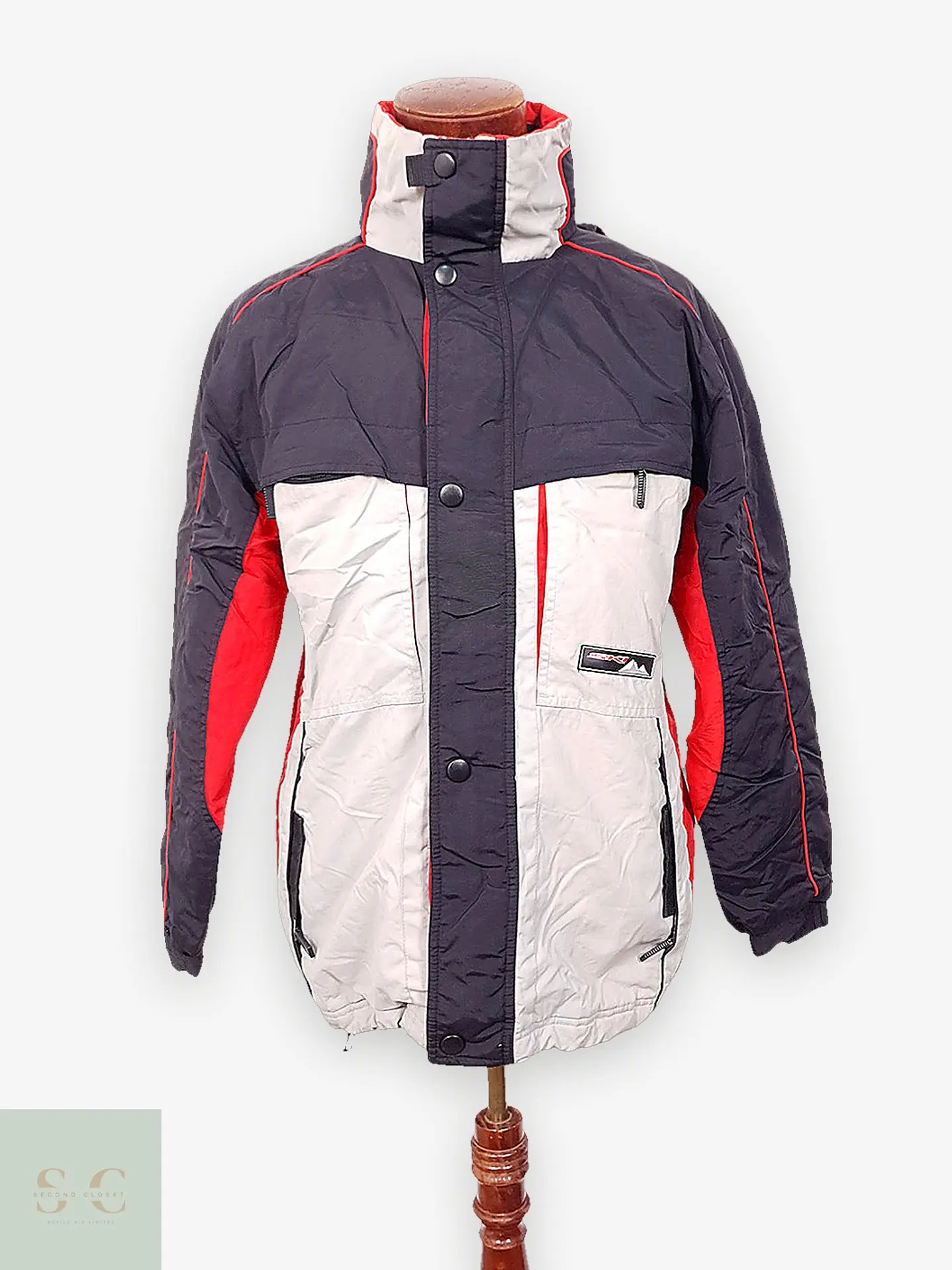 Chaqueta Técnica Outdoor Retro Color-Block Sky Talla XL 1