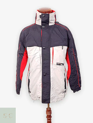 Chaqueta Técnica Outdoor Retro Color-Block Sky Talla XL