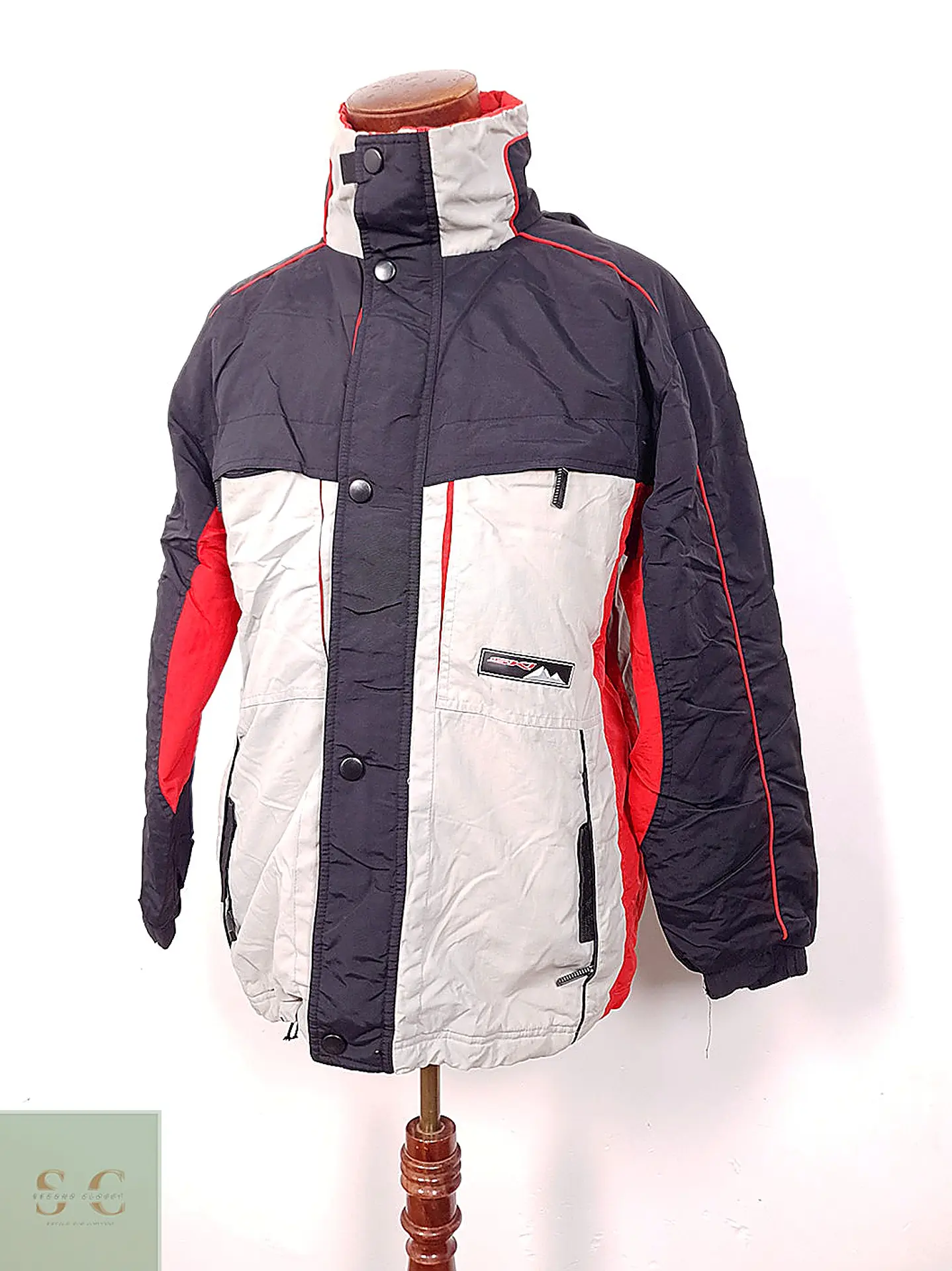 Chaqueta Técnica Outdoor Retro Color-Block Sky Talla XL 3