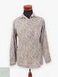 Camisa Estampada Paisley Ocre Tierra Young Style Talla M - Miniatura 1