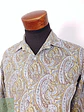 Camisa Estampada Paisley Ocre Tierra Young Style Talla M - Miniatura 3