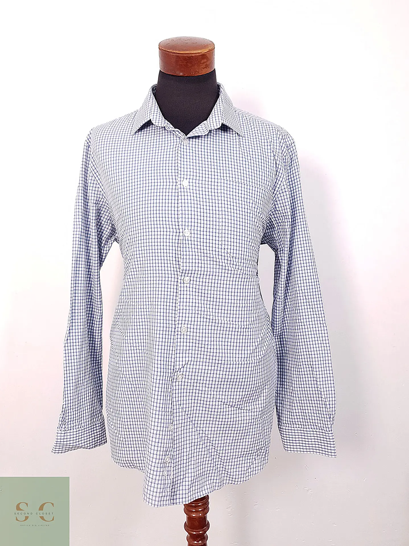 Camisa de Cuadros Micro-Check C&A Talla XL 2