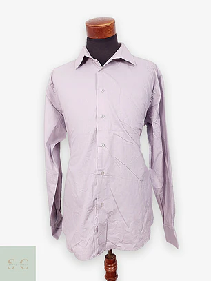 Camisa Clásica de Vestir Lisa Klasmen Talla XXL