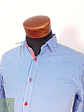 Camisa Entallada de Microcuadros con Contraste Jack & Jones Premium Talla M - Miniatura 4