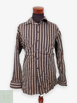 Camisa Clásica de Rayas Verticales Bexleys Man Talla XL