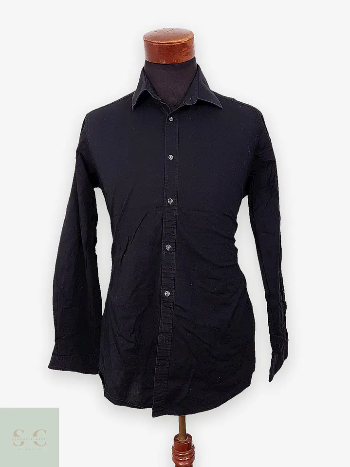 Camisa Formal Lisa Negra Luciano Talla L 1