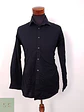 Camisa Formal Lisa Negra Luciano Talla L - Miniatura 2