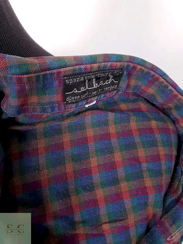 Camisa Casual a Cuadros Multicolor Selbach Talla M 4