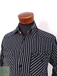 Camisa Casual de Algodón a Rayas Identic Culture Talla M - Miniatura 4