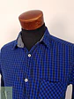 Camisa Casual de Algodón a Cuadros Vichy Identic Man Talla L - Miniatura 3