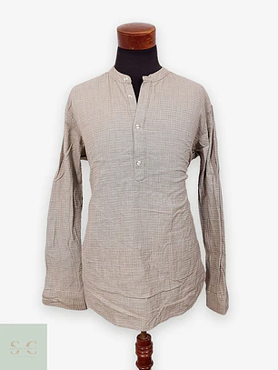 Camisa Popover de Cuello Mao Smog Talla XXL