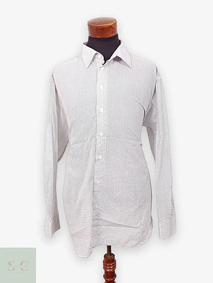 Camisa Clásica a Microcuadros Henry Morell Talla XXL