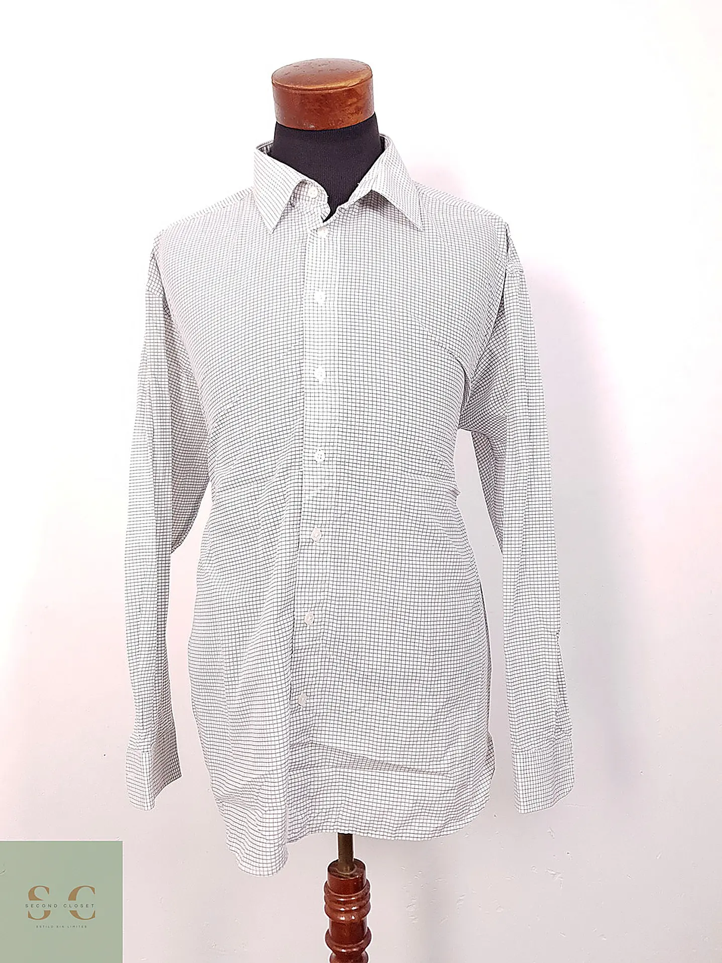 Camisa Clásica a Microcuadros Henry Morell Talla XXL 2