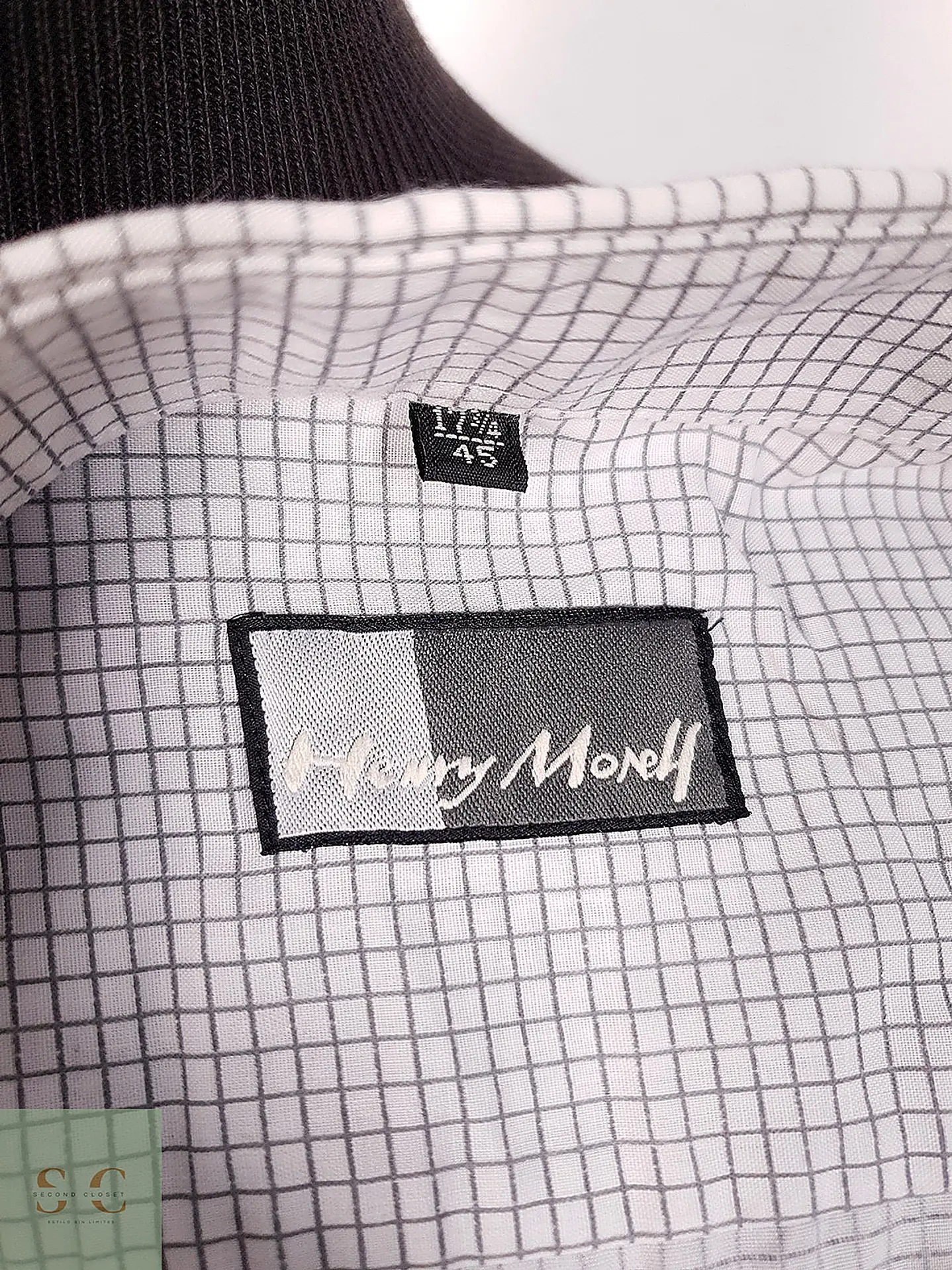 Camisa Clásica a Microcuadros Henry Morell Talla XXL 3