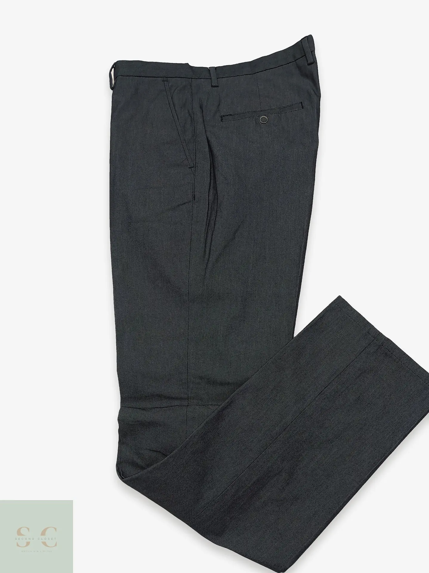 Pantalón Sastre de Algodón Estructurado Hugo Boss Talla XL (48) 1