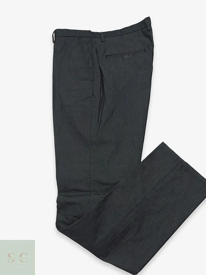 Pantalón Sastre de Algodón Estructurado Hugo Boss Talla XL (48) 1