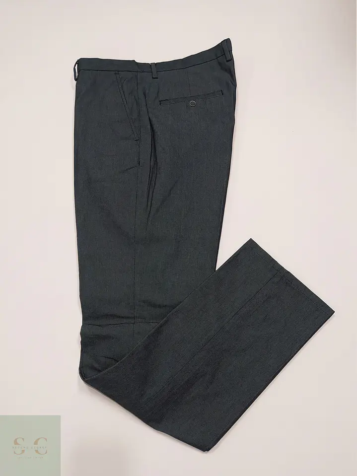 Pantalón Sastre de Algodón Estructurado Hugo Boss Talla XL (48) 2