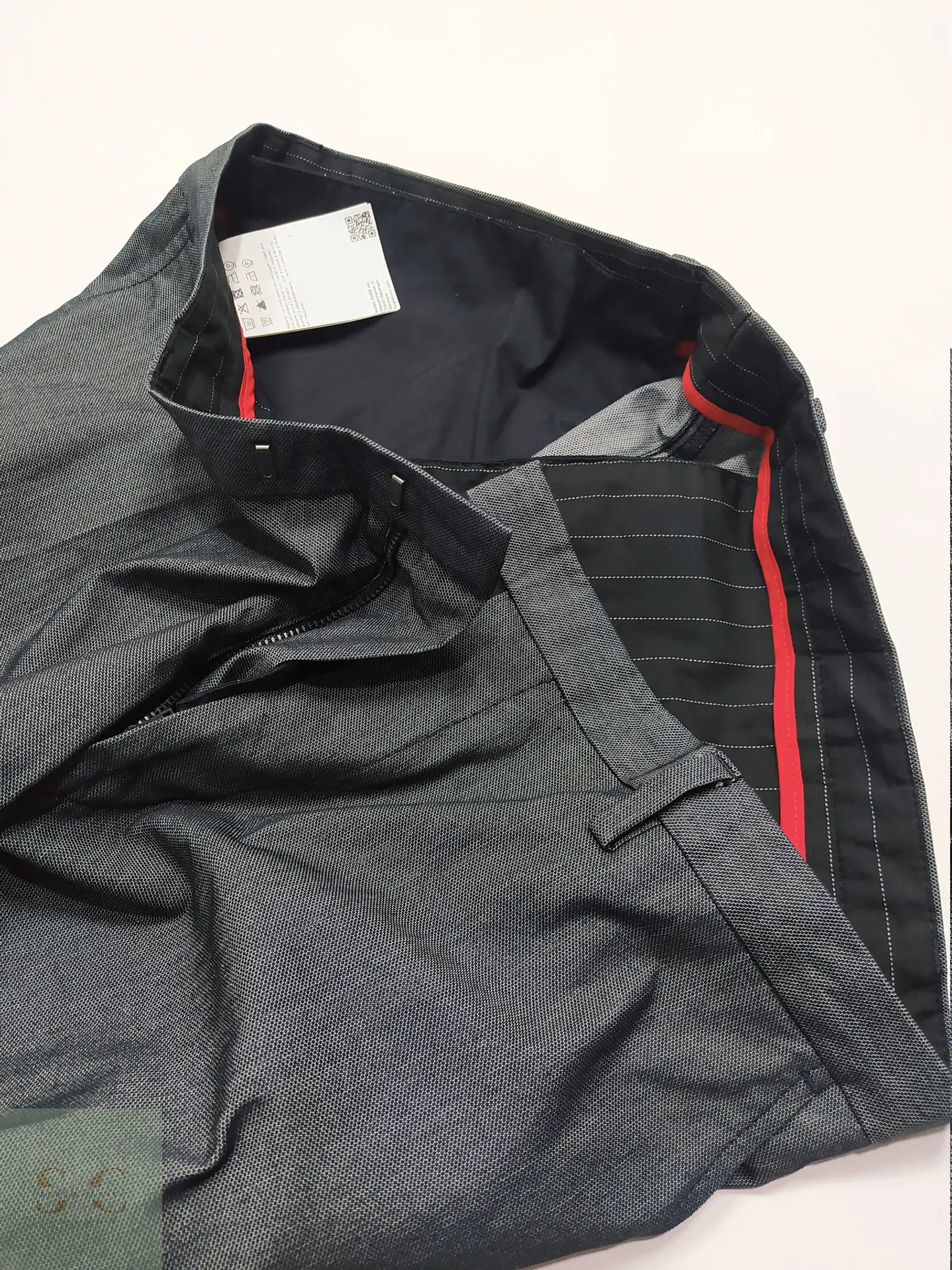 Pantalón Sastre de Algodón Estructurado Hugo Boss Talla XL (48) 4
