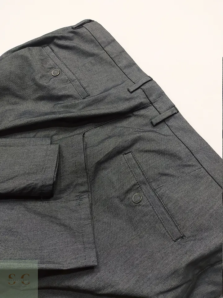 Pantalón Sastre de Algodón Estructurado Hugo Boss Talla XL (48) 6