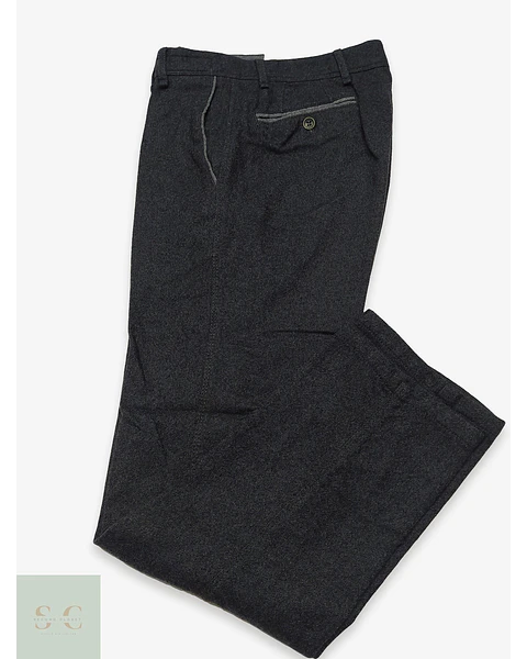 Pantalón Sastre de Lana en Sarga Sastrería Italiana Talla M (41)
