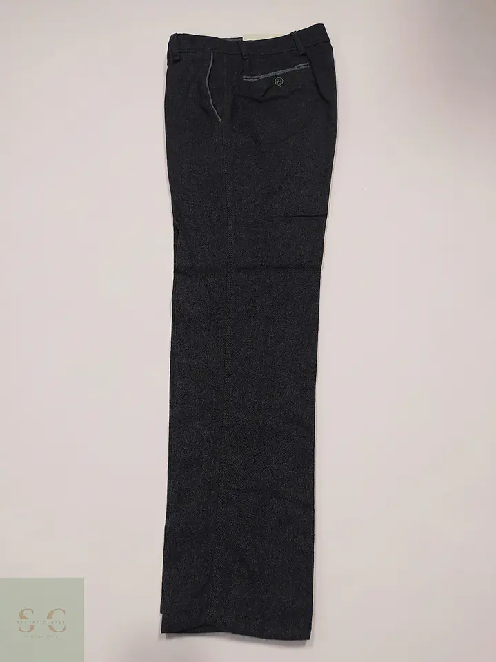 Pantalón Sastre de Lana en Sarga Sastrería Italiana Talla M (41) 3