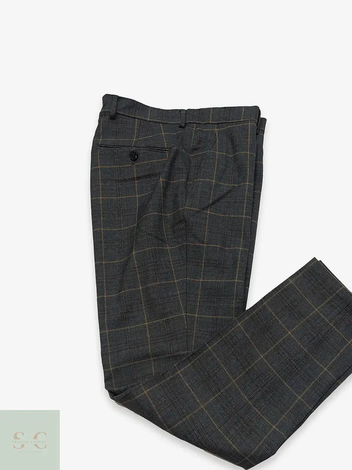 Pantalón Sastre en Cuadro Glen Check Selected Homme Talla M (43) 1