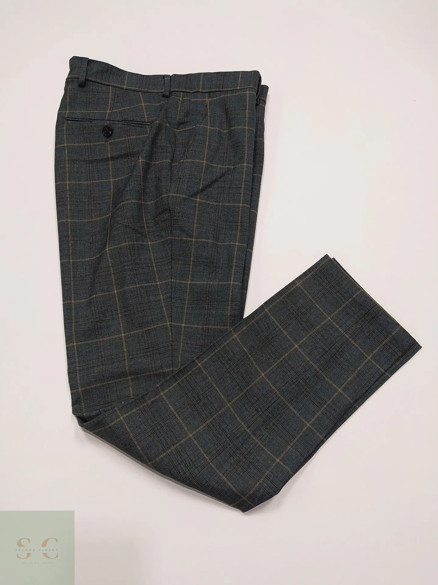 Pantalón Sastre en Cuadro Glen Check Selected Homme Talla M (43) 2