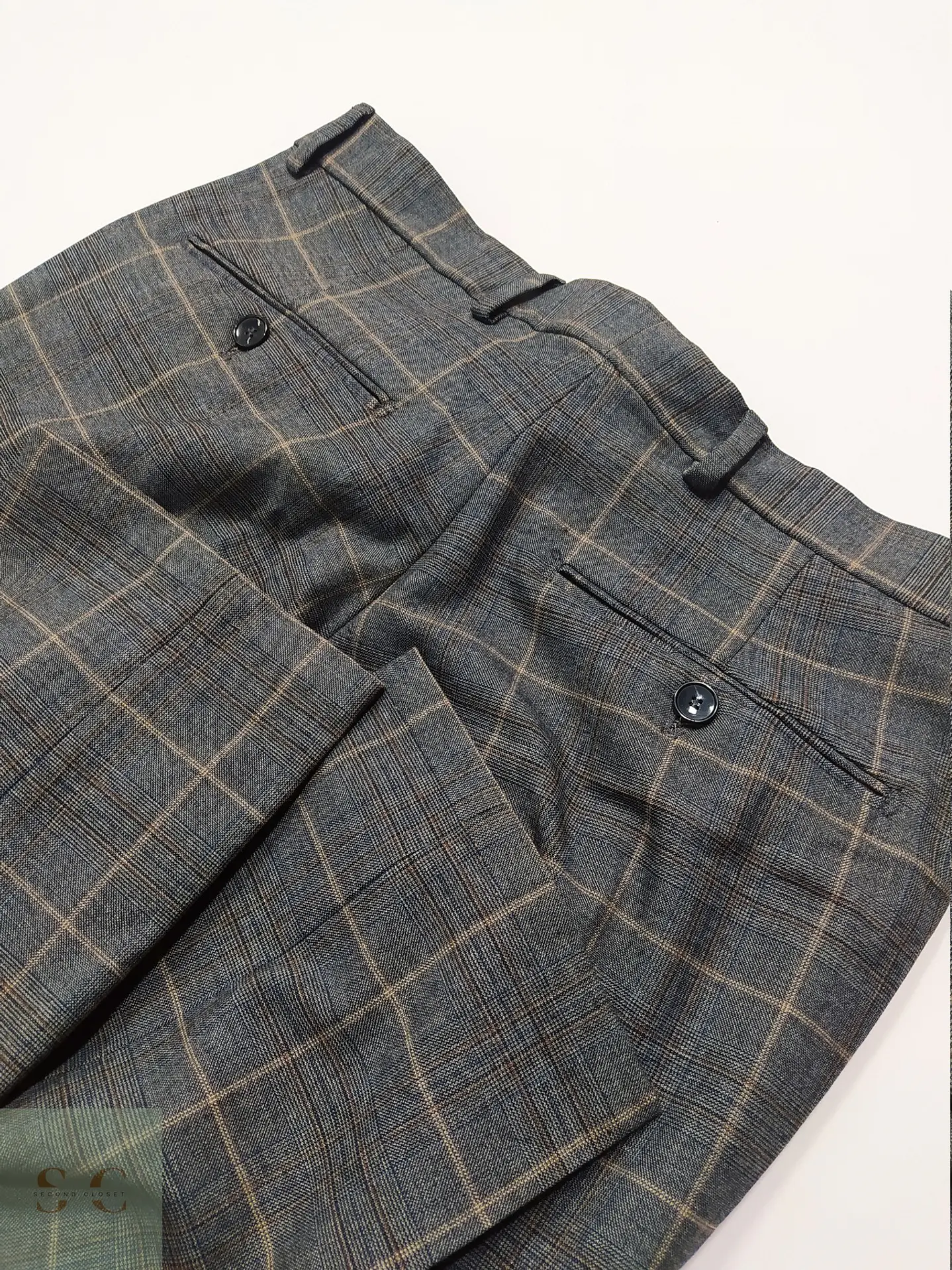 Pantalón Sastre en Cuadro Glen Check Selected Homme Talla M (43) 6