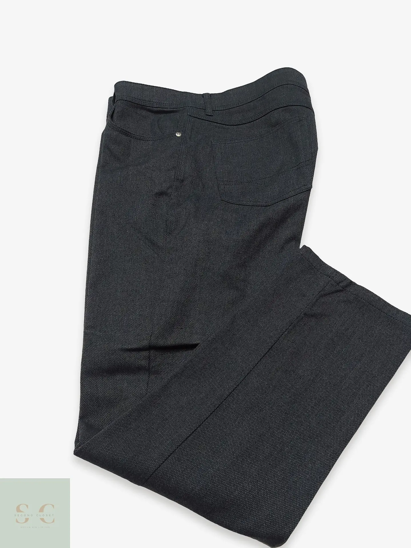Pantalón Casual de Tejido Microestructurado Christian Berg Talla XL (50) 1