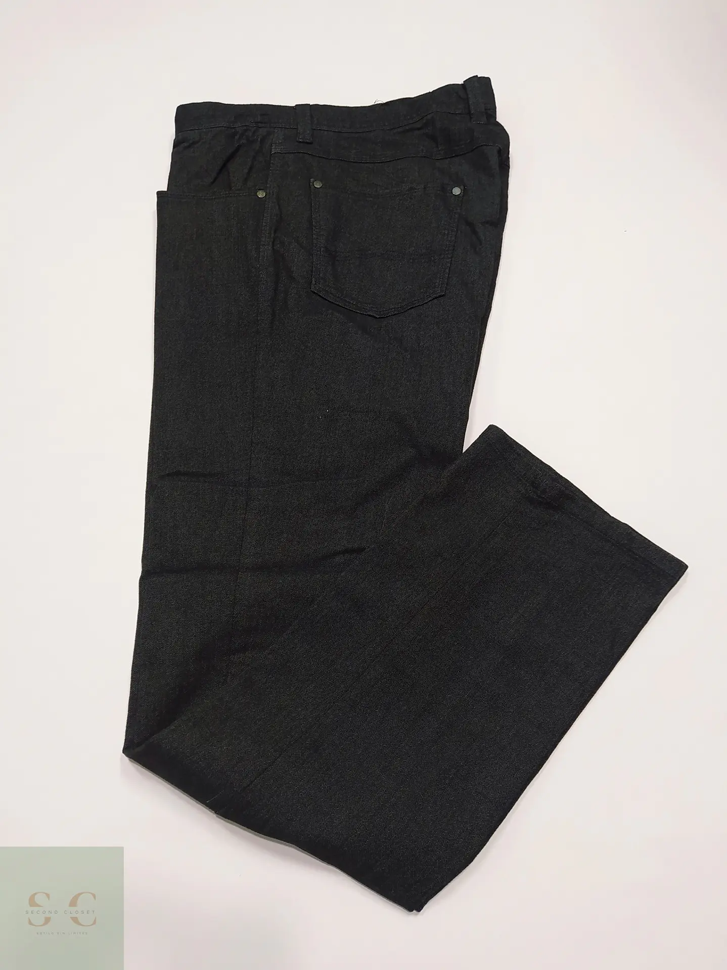 Pantalón Recto de Tejido Estructurado Bugatti Talla XL (49) 2