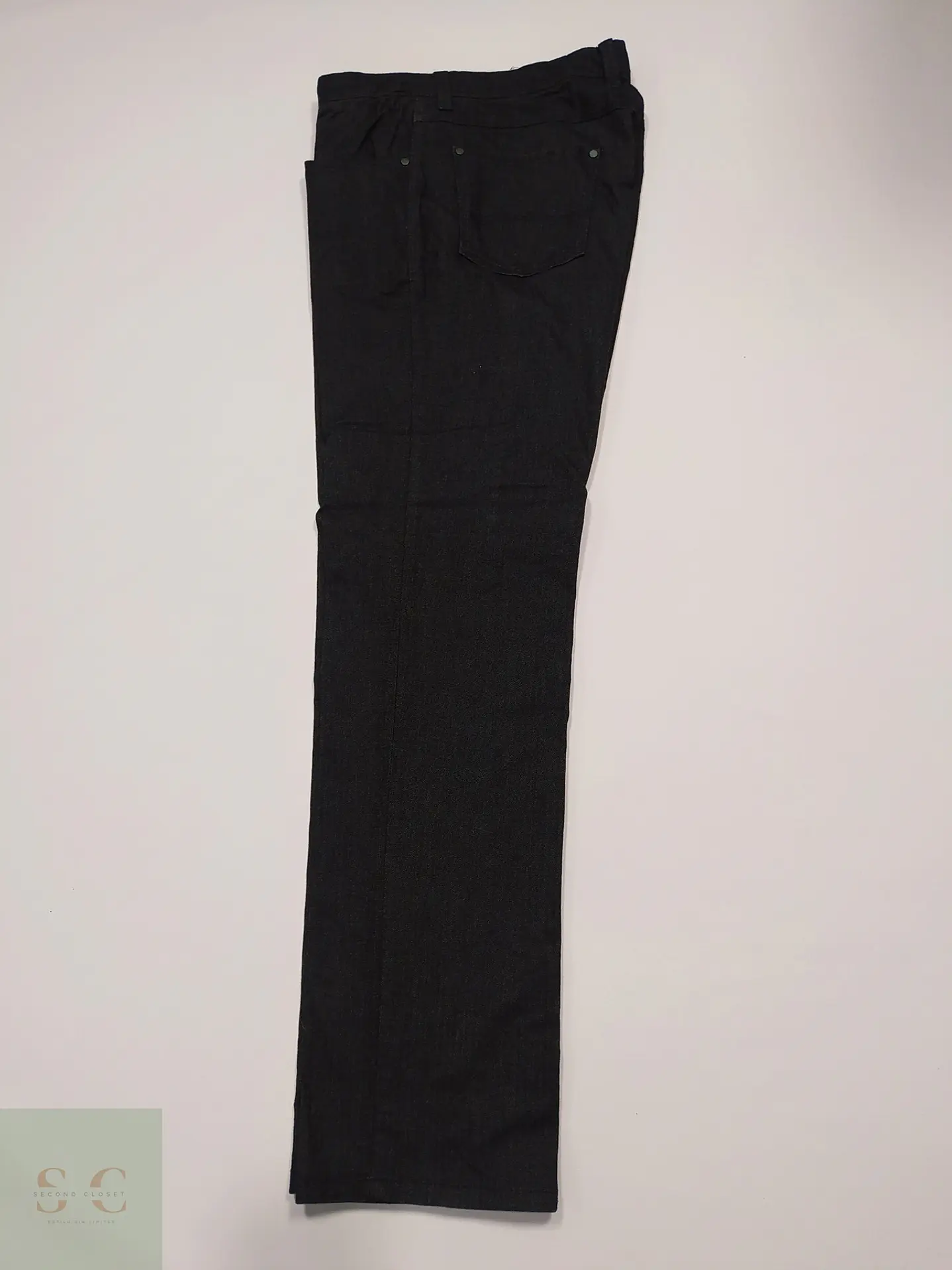 Pantalón Recto de Tejido Estructurado Bugatti Talla XL (49) 3