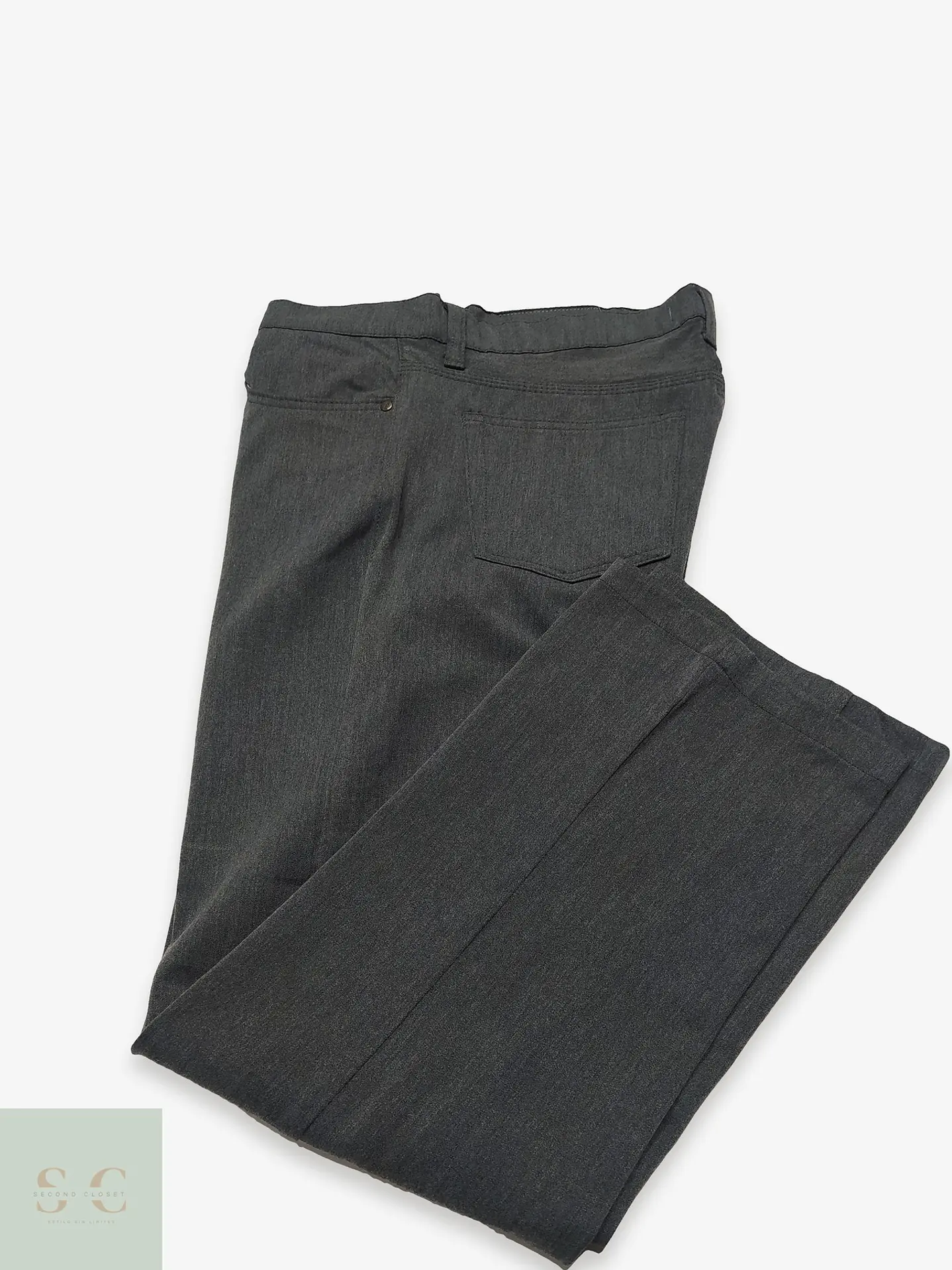 Pantalón Recto de Algodón y Licra Hugo Boss Talla XL (50) 1