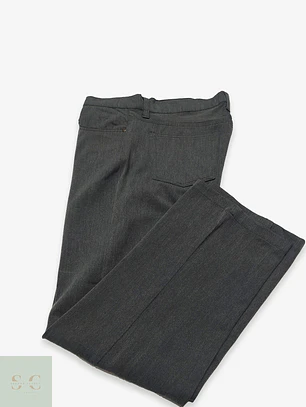 Pantalón Recto de Algodón y Licra Hugo Boss Talla XL (50)