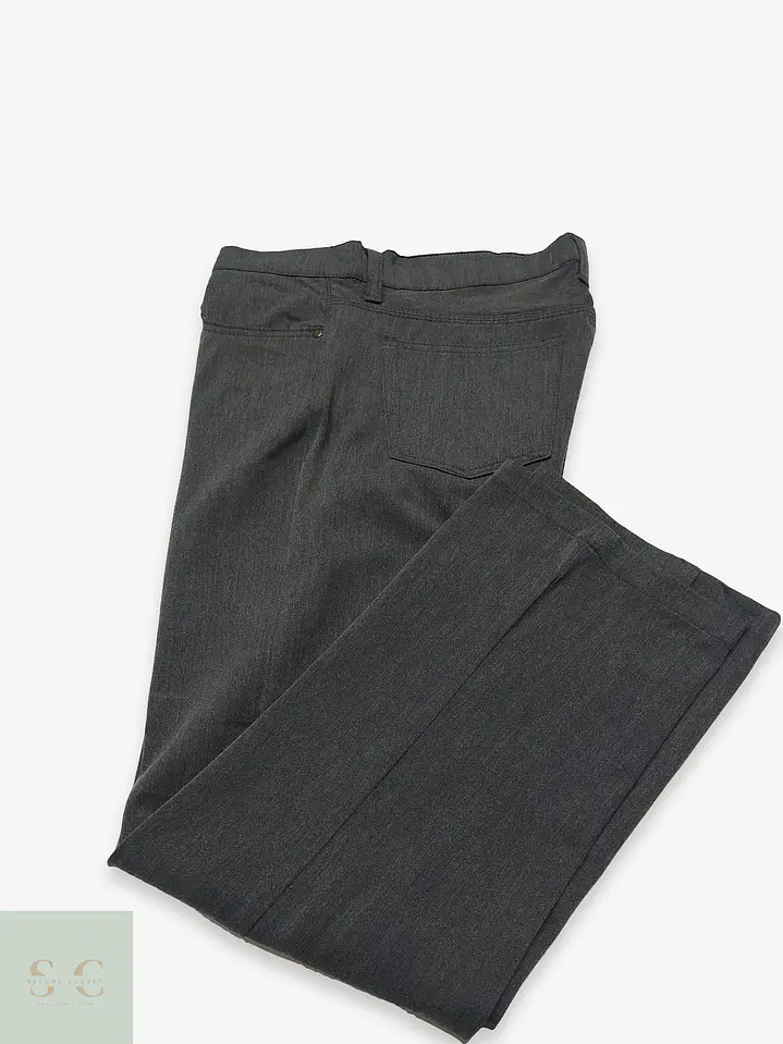 Pantalón Recto de Algodón y Licra Hugo Boss Talla XL (50) 1