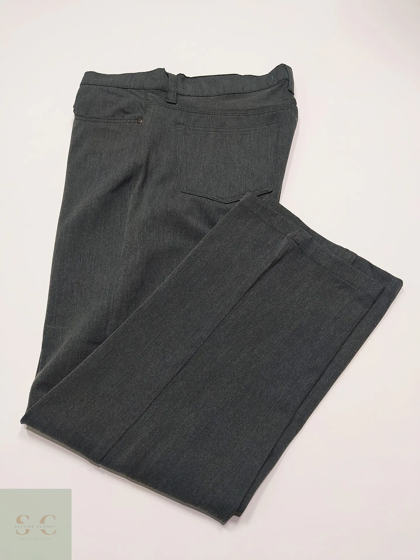 Pantalón Recto de Algodón y Licra Hugo Boss Talla XL (50) 2
