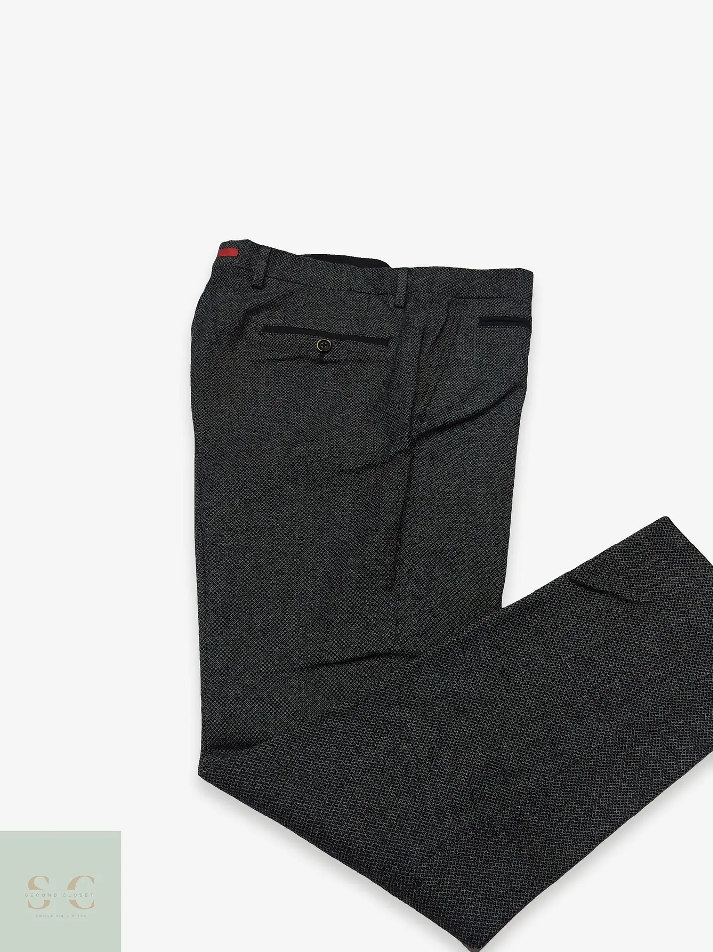 Pantalón Sastre Texturizado Slim Fit Roy Robson Talla L (47) 1