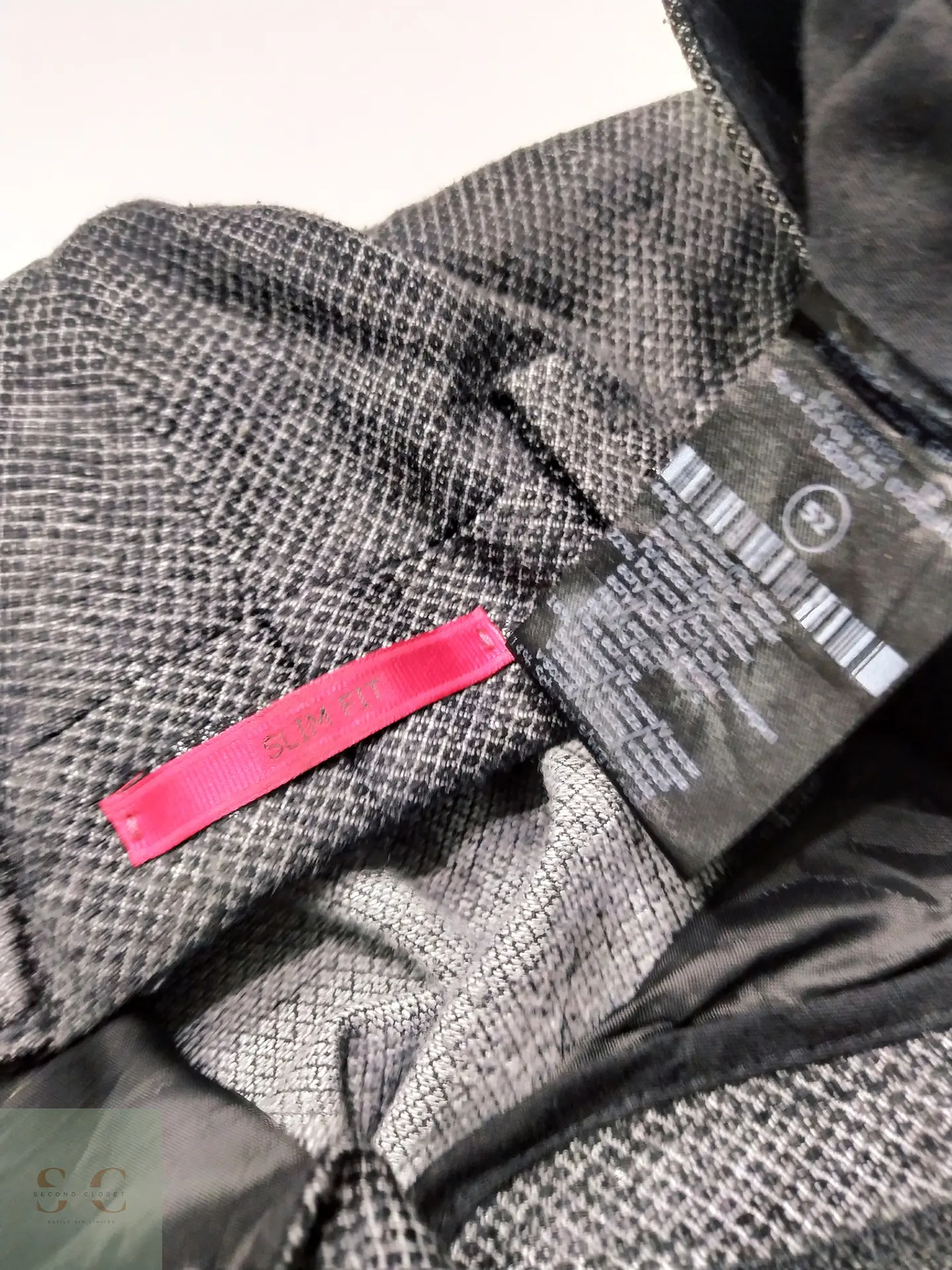 Pantalón Sastre Texturizado Slim Fit Roy Robson Talla L (47) 6
