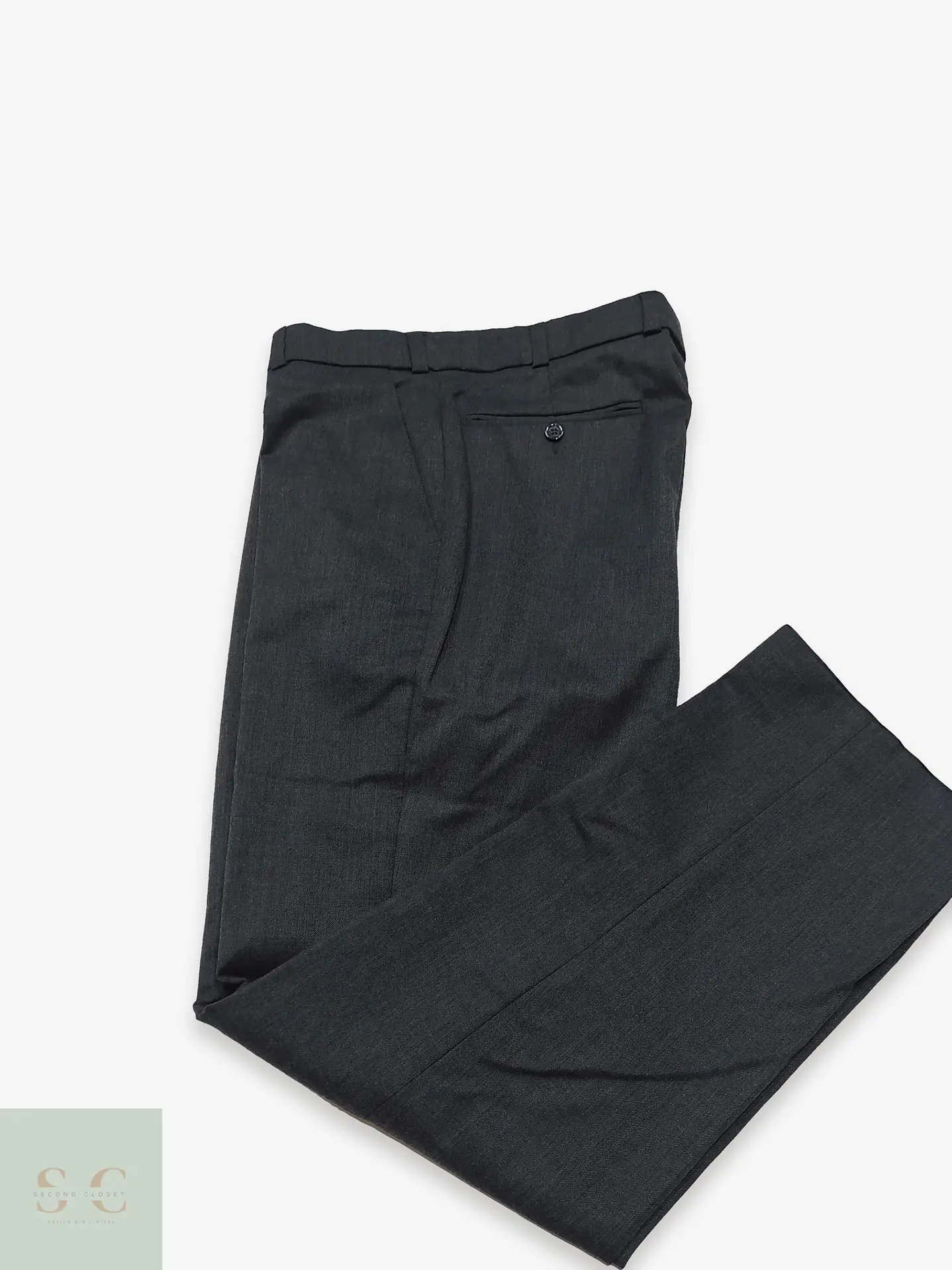 Pantalón Sastre Clásico Gris Antracita Adler Modemärkte Talla L (46) 1
