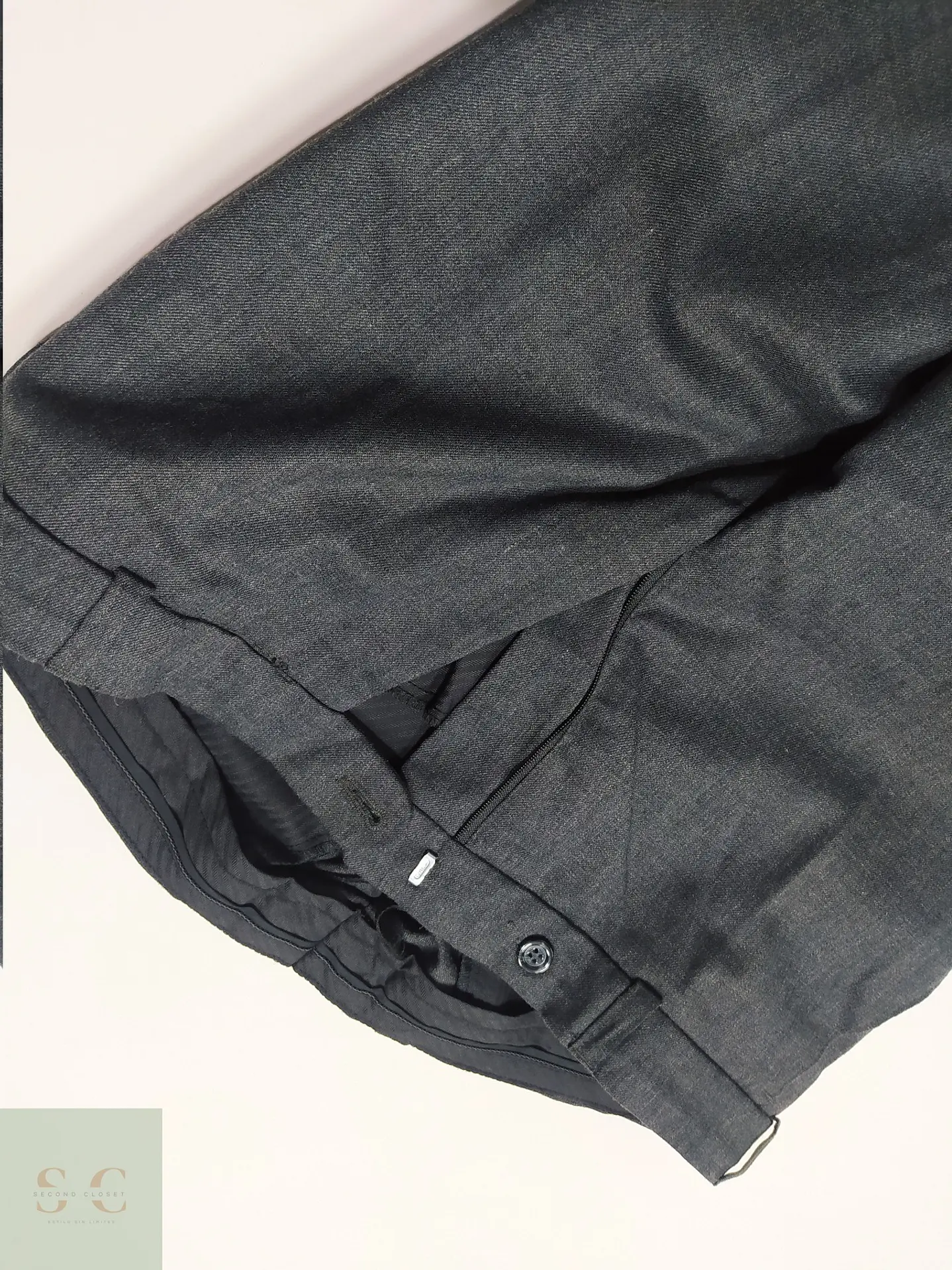 Pantalón Sastre Clásico Gris Antracita Adler Modemärkte Talla L (46) 4