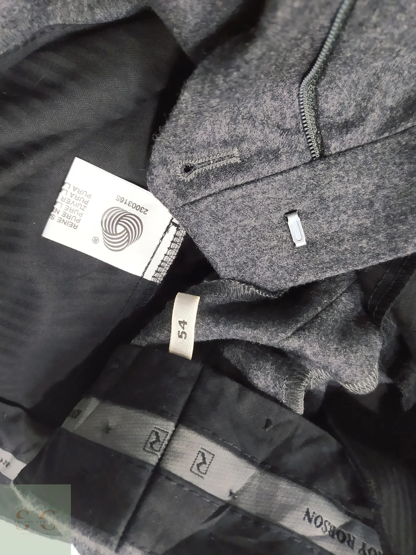 Pantalón Sastre de Lana Virgen Roy Robson Talla XL (48) 5