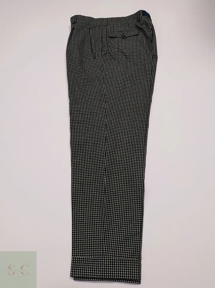 Pantalón Sastre de Lana a Micro Cuadros Gardeur Talla L (46) 3