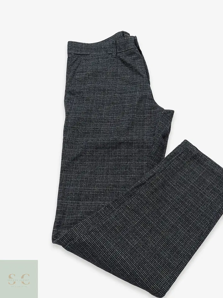 Pantalón Sastre en Microdiseño Texturizado Finshley & Harding Talla L (47) 1