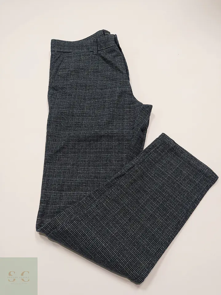 Pantalón Sastre en Microdiseño Texturizado Finshley & Harding Talla L (47) 2