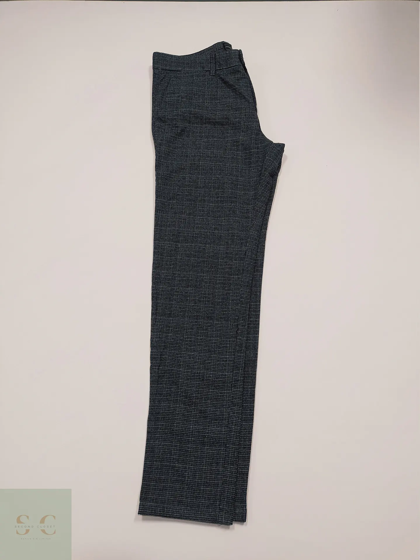 Pantalón Sastre en Microdiseño Texturizado Finshley & Harding Talla L (47) 3