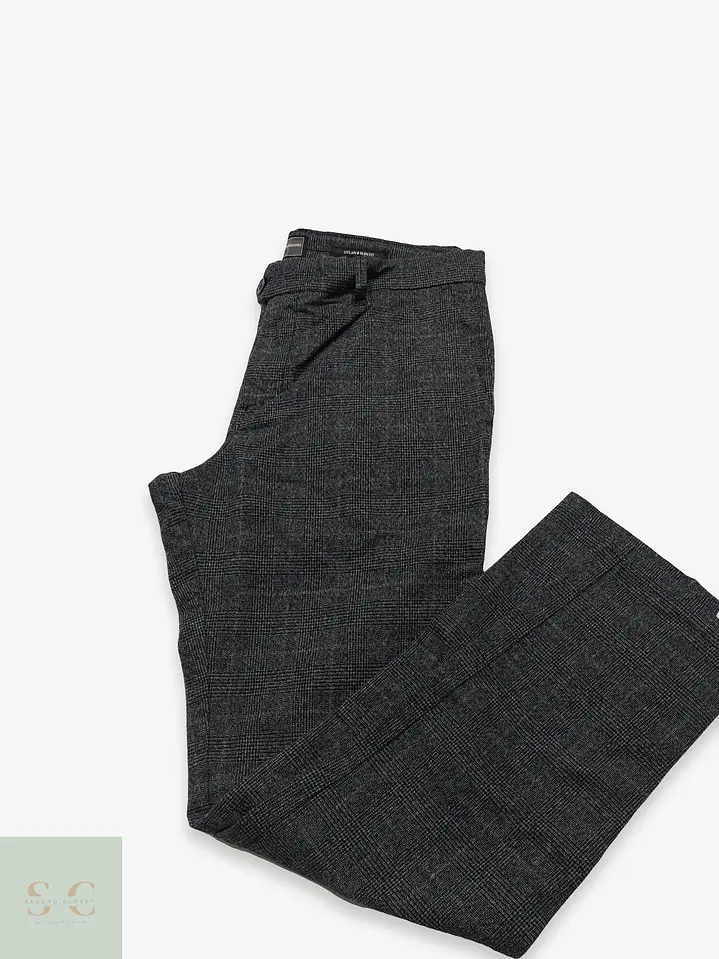 Pantalón Sastre Slim Fit con Microcuadros Finshley & Harding Talla L (47) 1