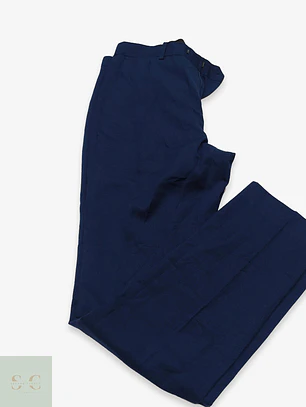 Pantalón Sastre Formal Azul Marino H&M Talla M (42)